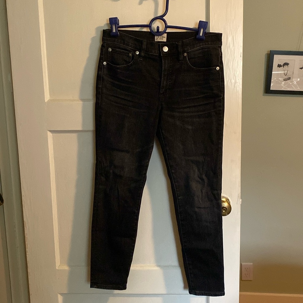 Jcrew 9” High-rise toothpick jeans